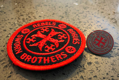 Image of Modern Templar Patch & Lapen Pin Set (Exclusive, Limited Edition)