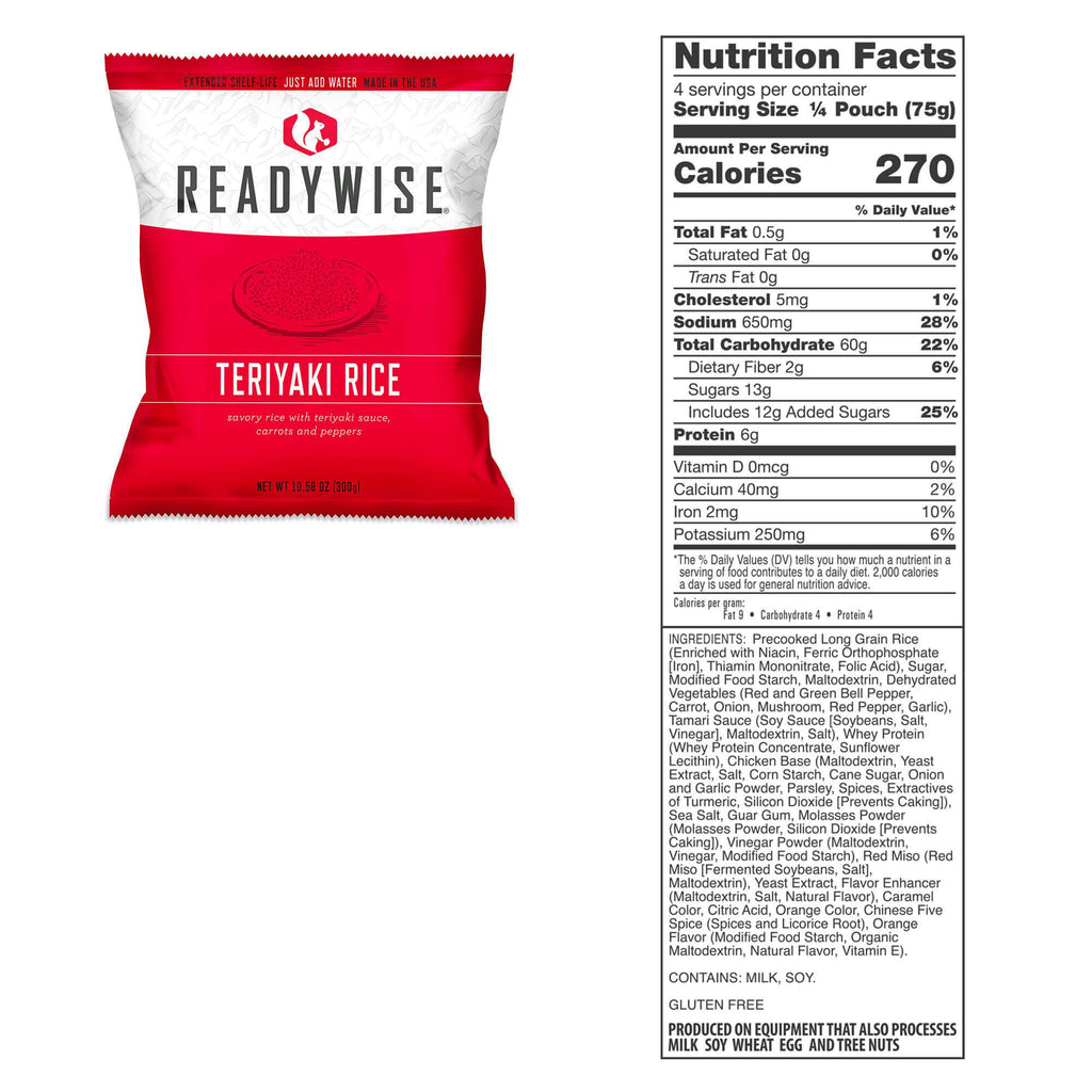 ReadyWise Gluten Free Grab & Go Bucket - 84 Servings