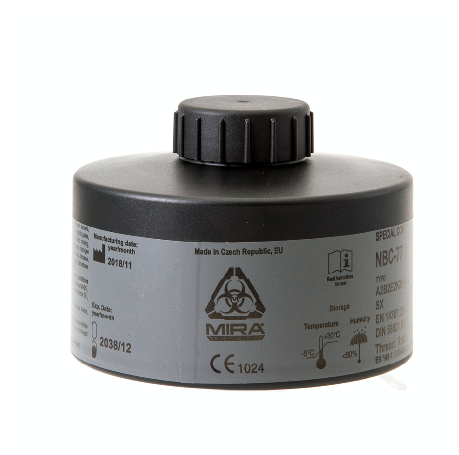 MIRA Safety CM-6M Tactical Gas Mask Full-Face Respirator