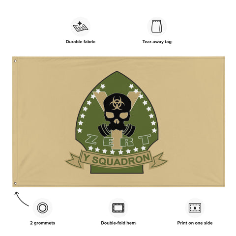 Image of ZERT Y Squadron Flag - FDE