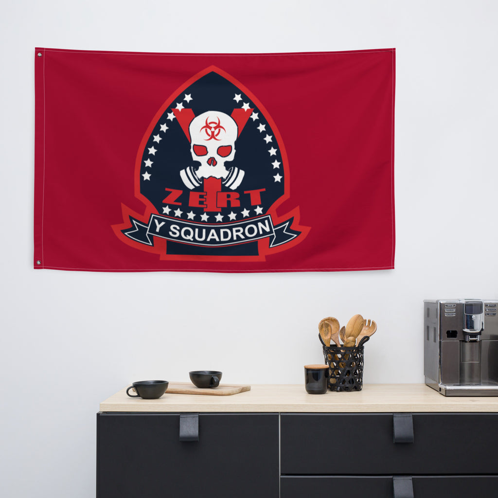 ZERT Y Squadron Flag - RWB