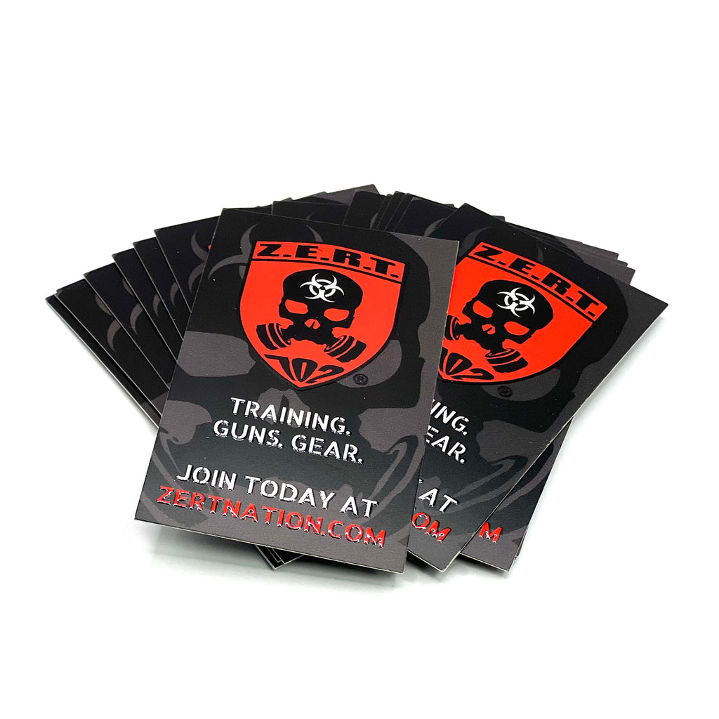 ZERT Replacement Recruiting Card - 100 Pack