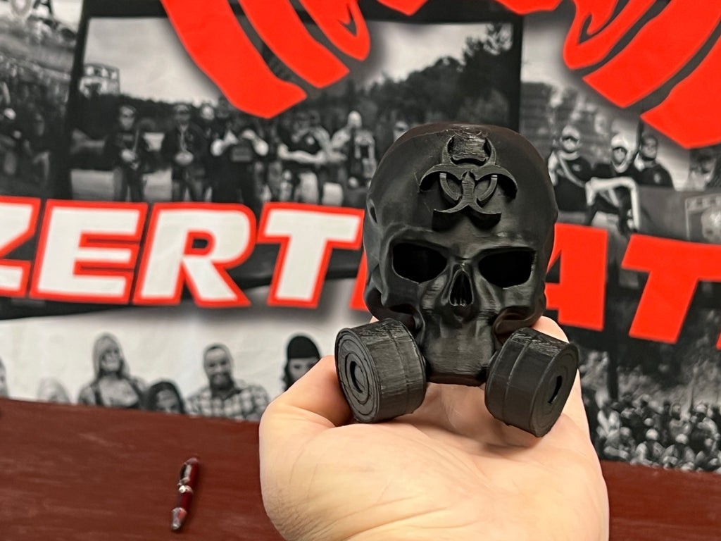 ZERT 3D Printed Skull Logo