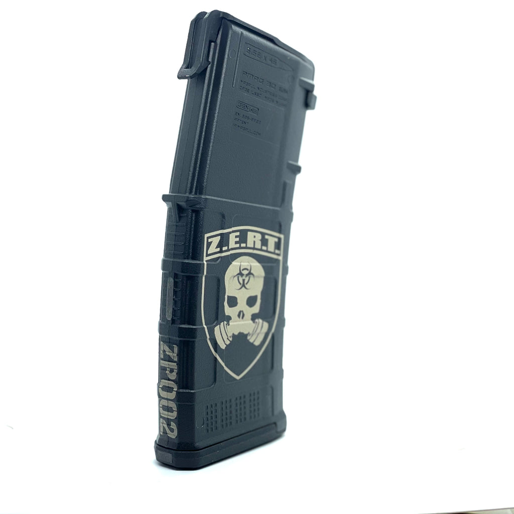 ZERT Magpul PMAG Custom Call Sign Laser Engraved 30 Round Magazines (Limited Quantity)