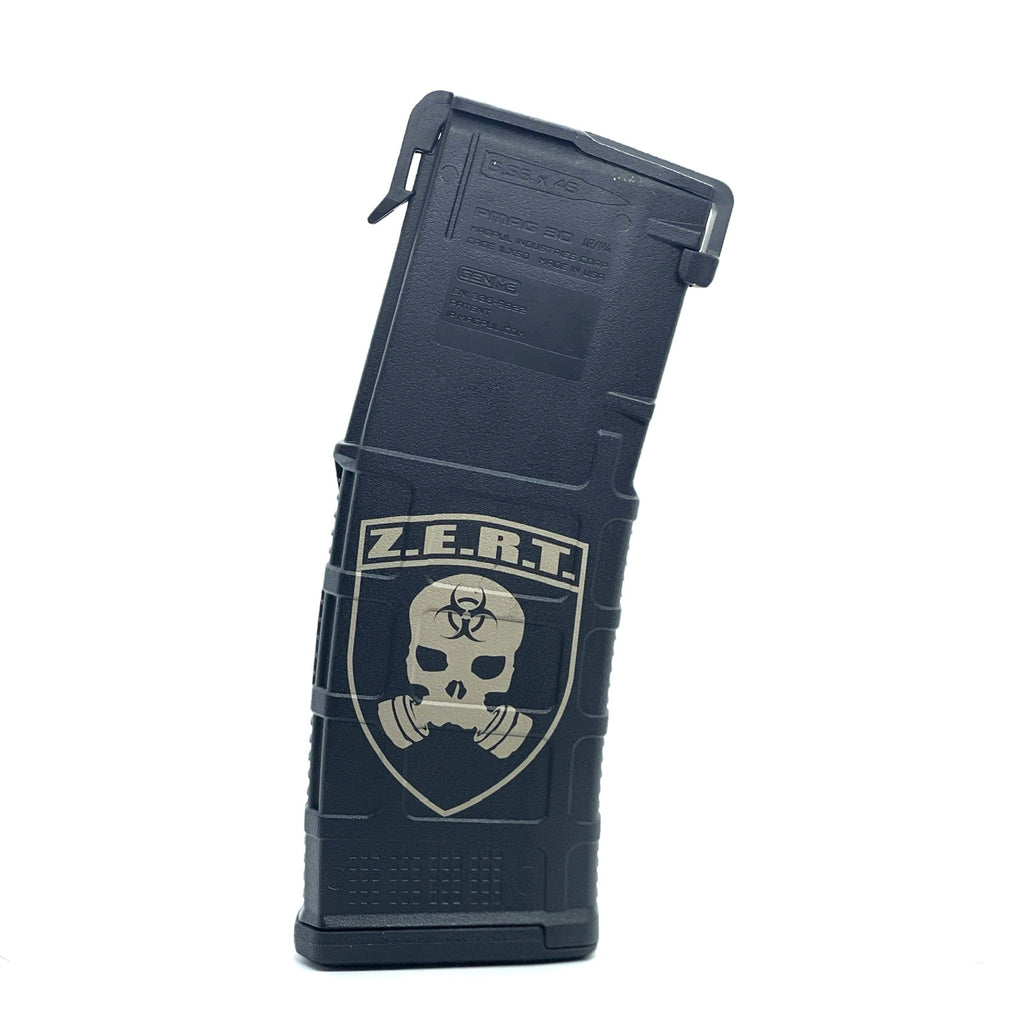 ZERT Magpul PMAG Custom Call Sign Laser Engraved 30 Round Magazines (Limited Quantity)