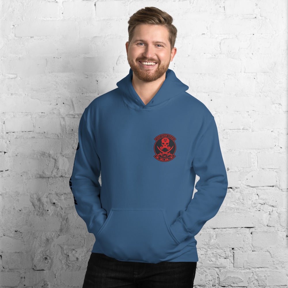 ZERT North Carolina State Troop Unisex Hoodie - Black ZERT Nation Sleeve Logo
