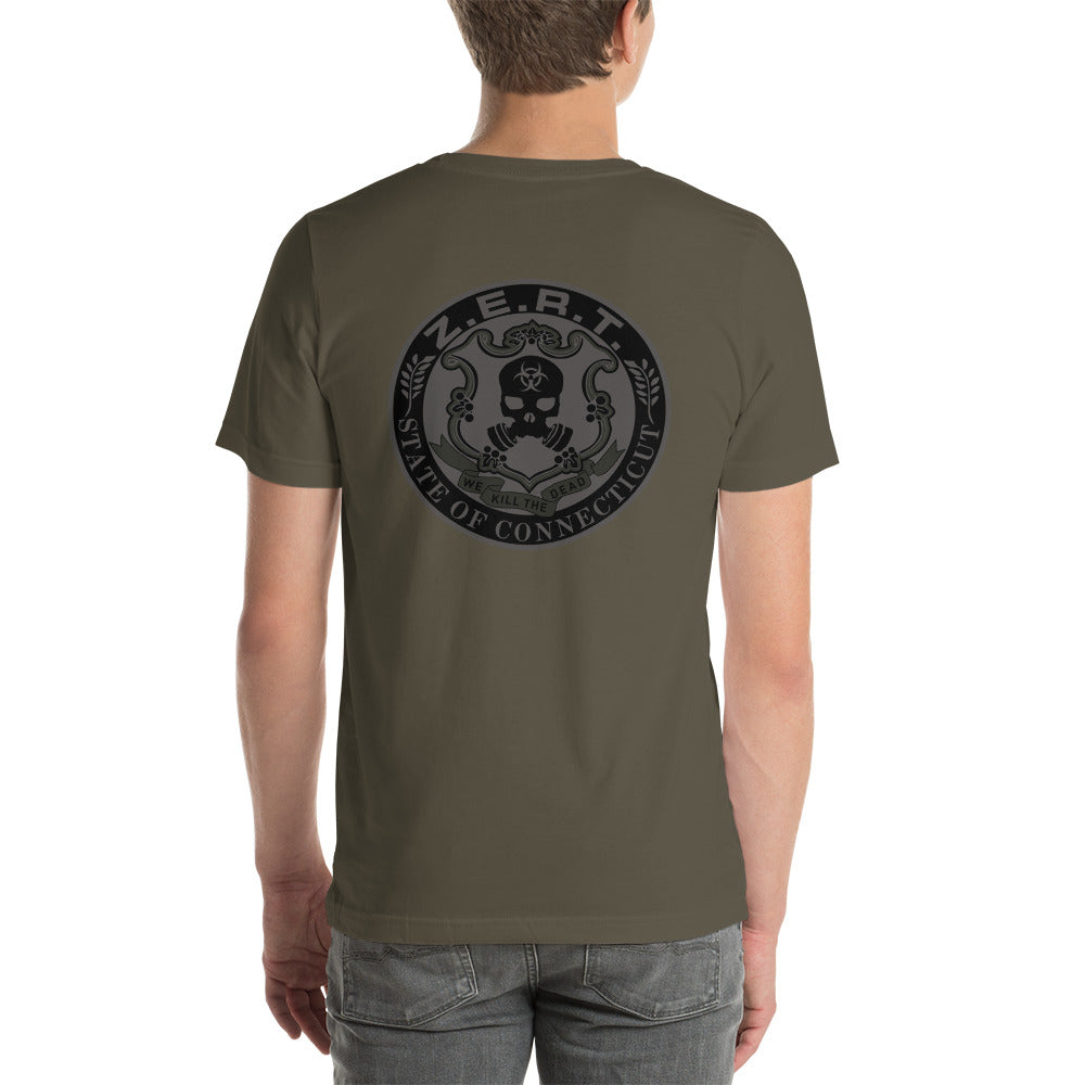 ZERT Connecticut Black Out Short-Sleeve Unisex T-Shirt