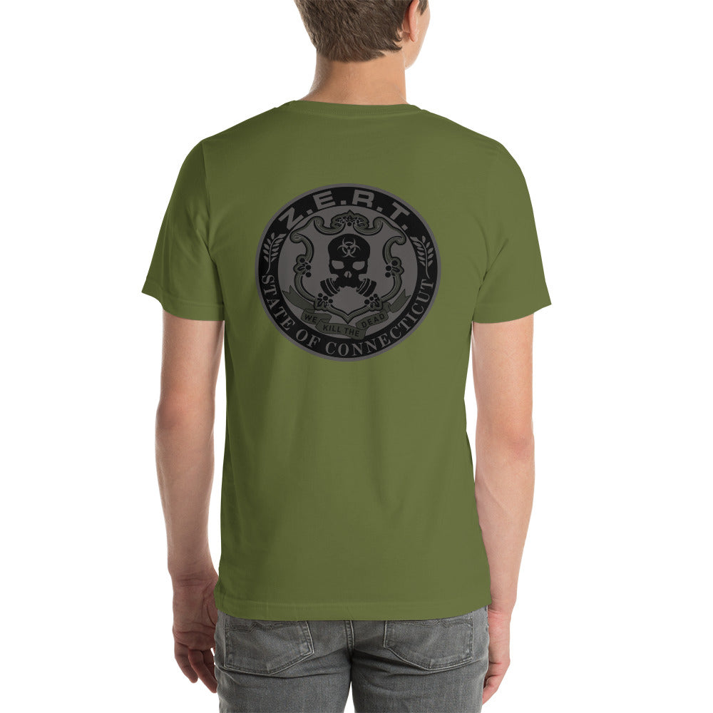 ZERT Connecticut Black Out Short-Sleeve Unisex T-Shirt