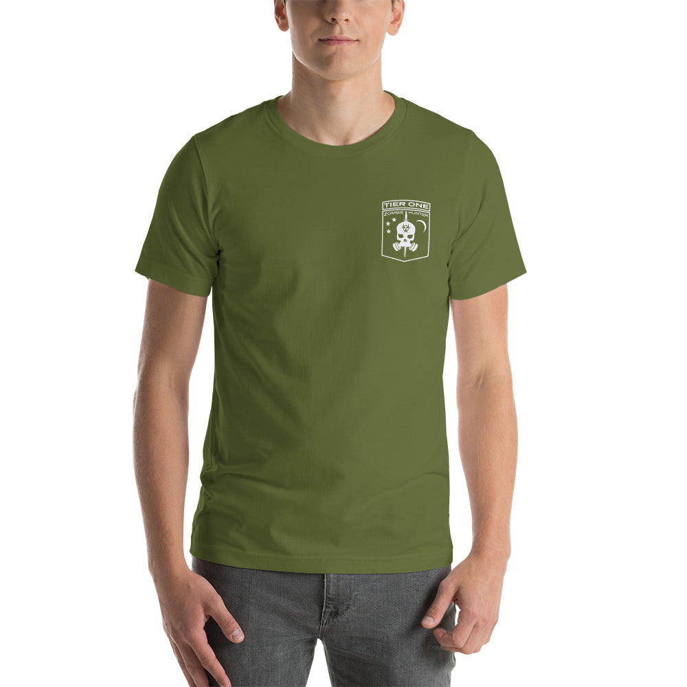 Tier One Zombie Hunter Short-Sleeve Unisex T-Shirt
