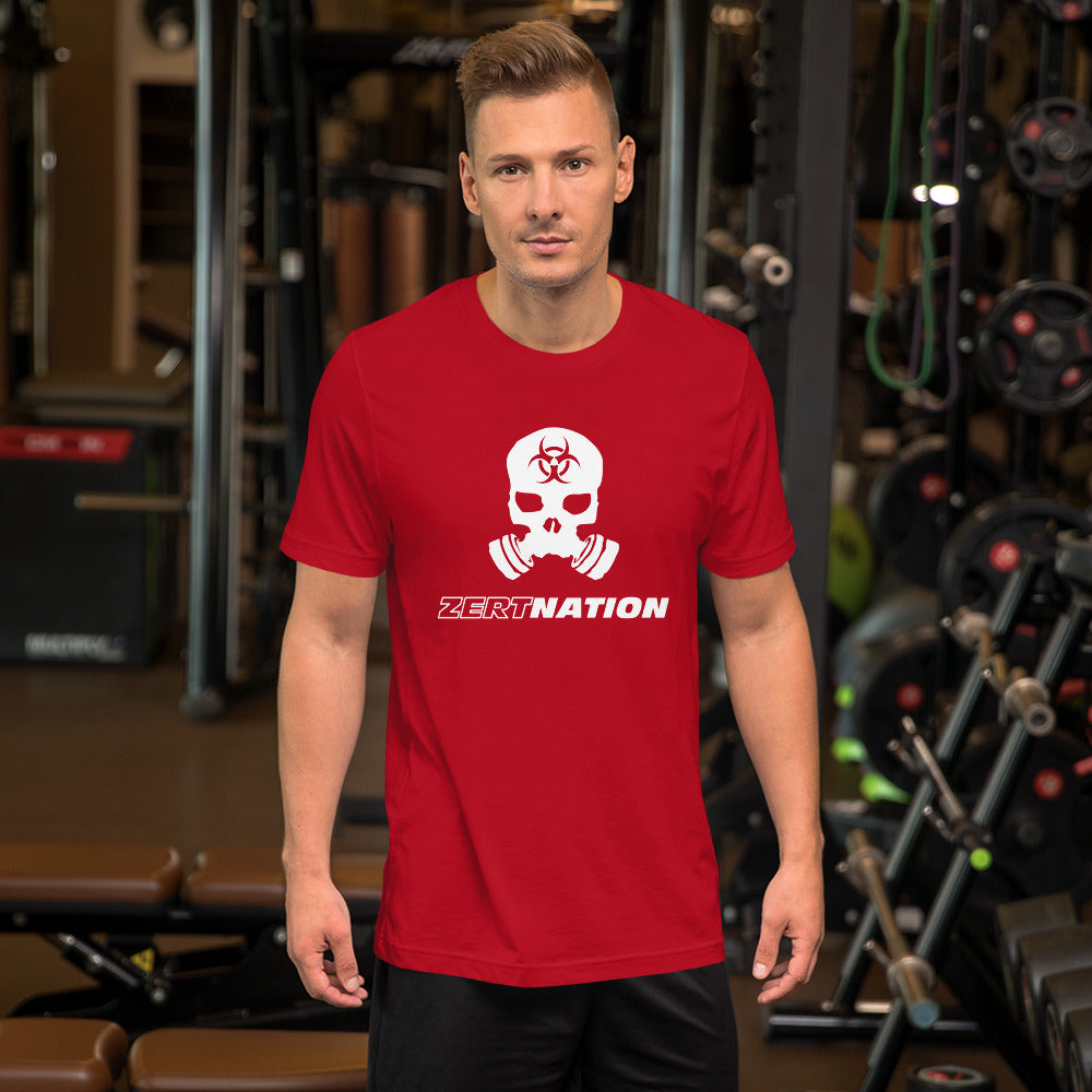 ZERT Nation White Logo Short-Sleeve Unisex T-Shirt