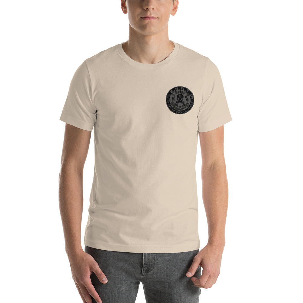 ZERT Connecticut Black Out Short-Sleeve Unisex T-Shirt