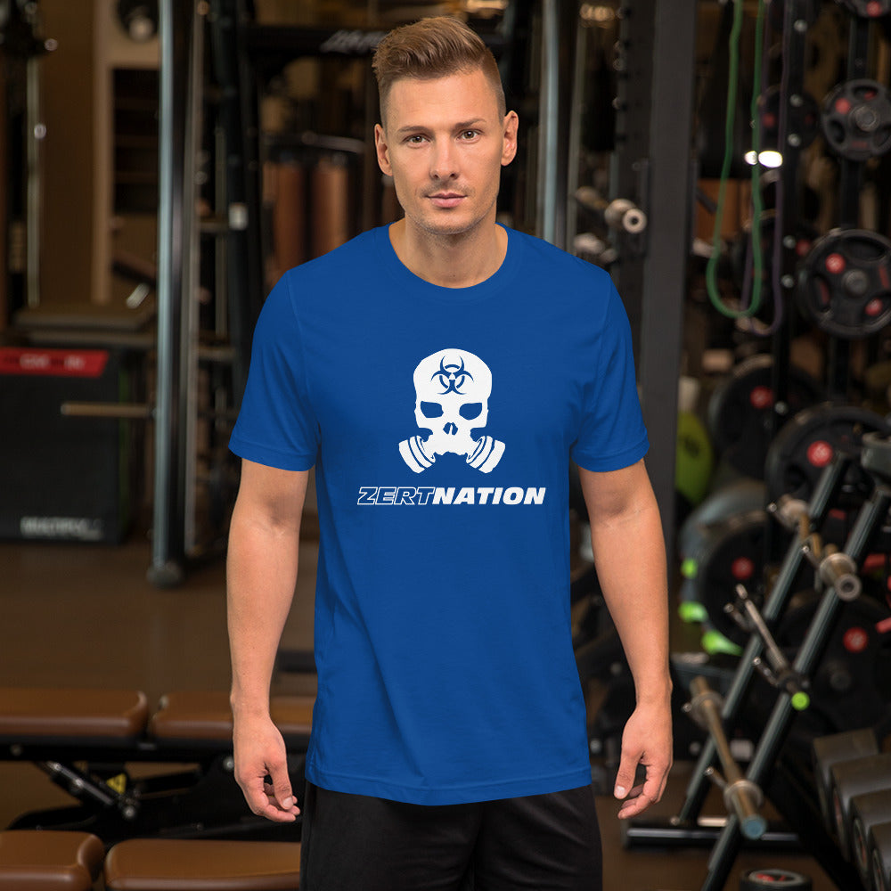 ZERT Nation White Logo Short-Sleeve Unisex T-Shirt