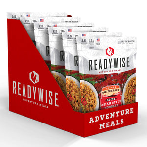 ReadyWise Switchback Spicy Asian Style Noodles - 6 Pack Case