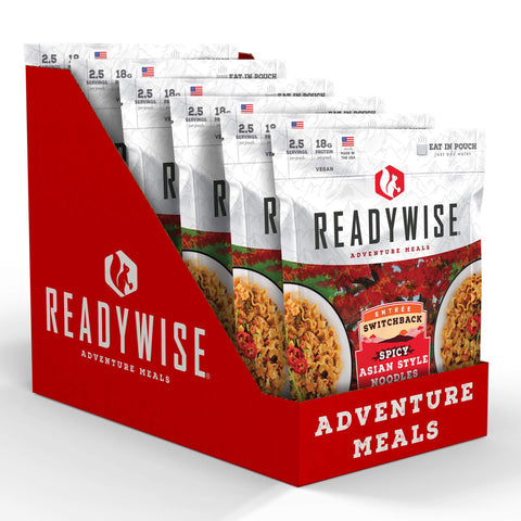 Image of ReadyWise Switchback Spicy Asian Style Noodles - 6 Pack Case