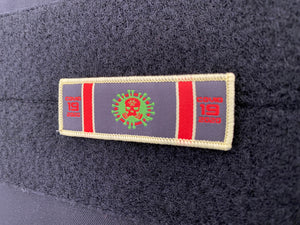 COVID 19 SERVICE RIBBON PATCH (2-PACK)