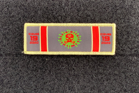 Image of COVID 19 SERVICE RIBBON PATCH (2-PACK)