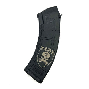 ZERT Magpul PMAG Custom Call Sign Laser Engraved 30 Round AK Magazine (New Product)