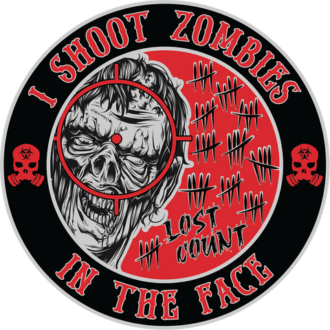 Image of I Shoot Zombies In The Face T-Shirt