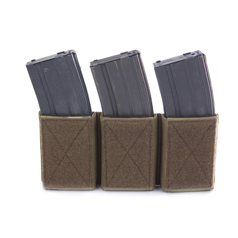 Image of Chase Tactical 5.56 Triple Velcro Mag Pouch - MultiCam
