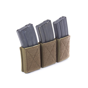 Chase Tactical 5.56 Triple Velcro Mag Pouch - MultiCam