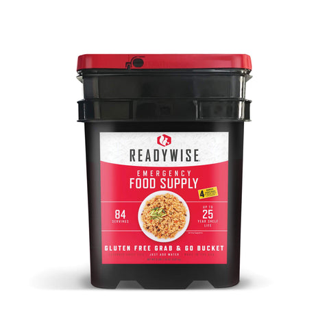 Image of ReadyWise Gluten Free Grab & Go Bucket - 84 Servings