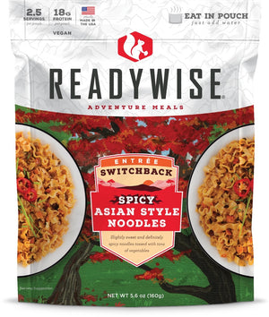 ReadyWise Switchback Spicy Asian Style Noodles - 6 Pack Case