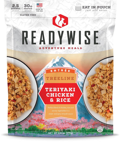 Image of ReadyWise Reeline Teriyaki Chicken & Rice - 6 Pack Case