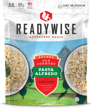 ReadyWise Old Country Pasta Alfredo With Chicken - 6 Pack Case