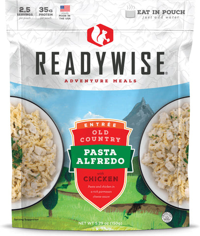 Image of ReadyWise Old Country Pasta Alfredo With Chicken - 6 Pack Case