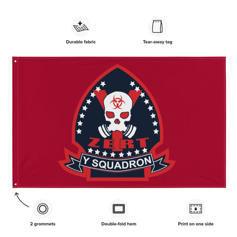 Image of ZERT Y Squadron Flag - RWB