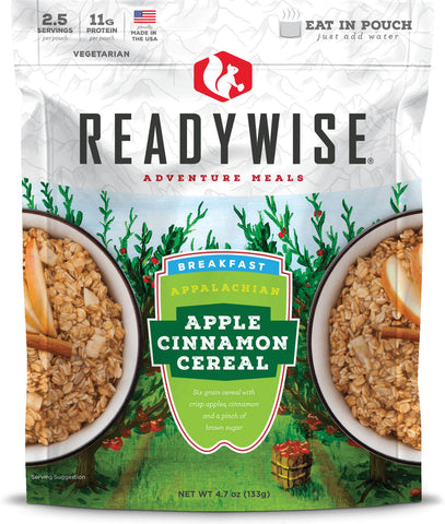 Image of ReadyWise Appalachian Apple Cinnamon Cereal - 6 Pack Case