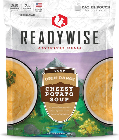 Image of ReadyWise Open Range Cheesy Potato Soup - 6 Pack Case