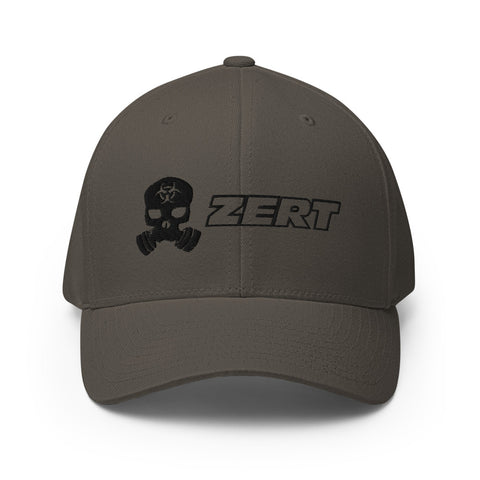 Image of ZERT Skull FlexFit Hat - Black Logo