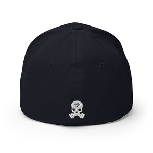 ZERT Skull FlexFit Hat - White Logo