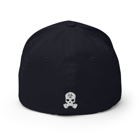 Image of ZERT Skull FlexFit Hat - White Logo