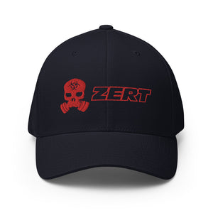ZERT Skull FlexFit Hat - Red Logo
