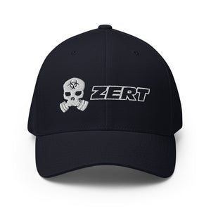 ZERT Skull FlexFit Hat - White Logo