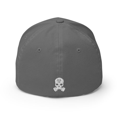 Image of ZERT Skull FlexFit Hat - White Logo