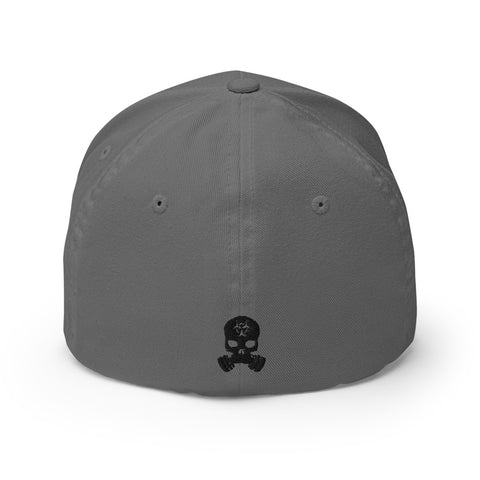 Image of ZERT Skull FlexFit Hat - Black Logo