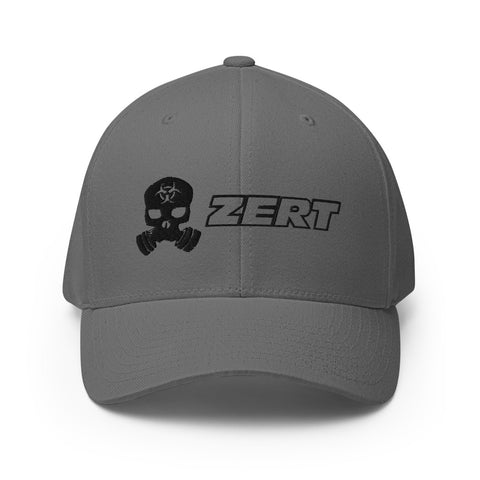 Image of ZERT Skull FlexFit Hat - Black Logo