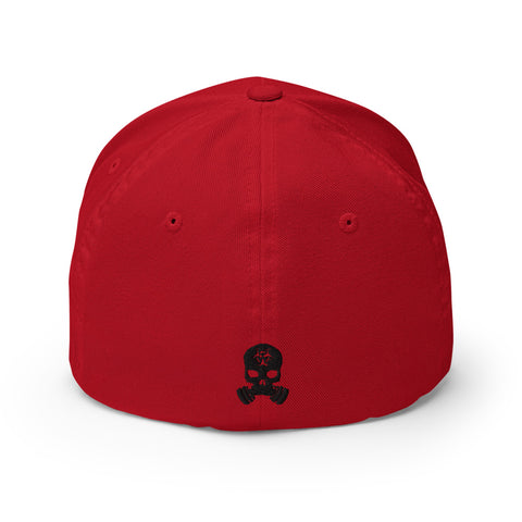 Image of ZERT Skull FlexFit Hat - Black Logo