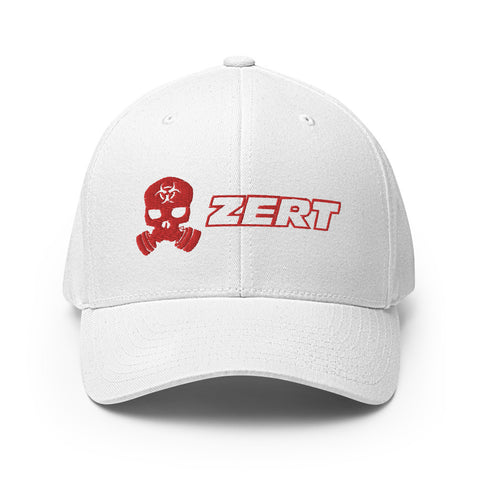 Image of ZERT Skull FlexFit Hat - Red Logo