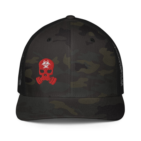 Image of ZERT Skull Closed Back Mesh Hat