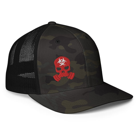 Image of ZERT Skull Closed Back Mesh Hat