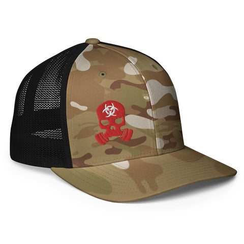 Image of ZERT Skull Closed Back Mesh Hat