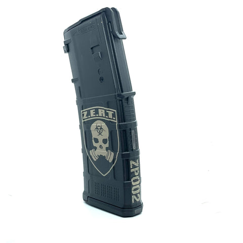 Image of ZERT Magpul PMAG Custom Call Sign Laser Engraved 10 Round Magazines