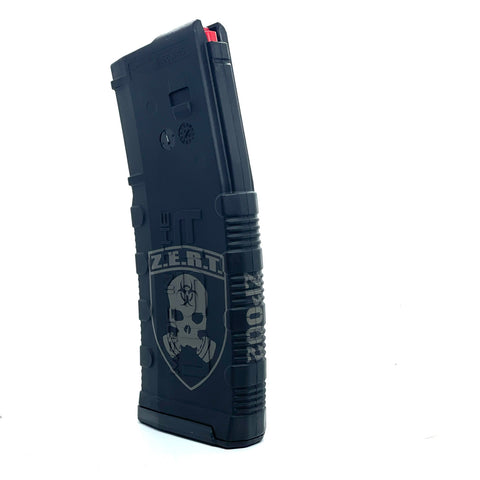 Image of ZERT Amend 2 Custom Call Sign Laser Engraved 30 Round Magazines