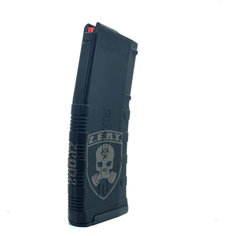 Image of ZERT Amend 2 Custom Call Sign Laser Engraved 30 Round Magazines