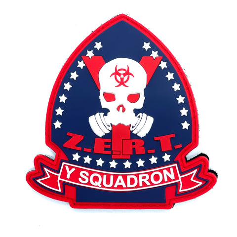 Image of Y Squadron Patch - Red, White & Blue