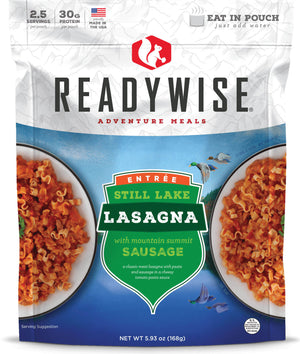 ReadyWise Still Lake Lasagna With Sausage - 6 Pack Case